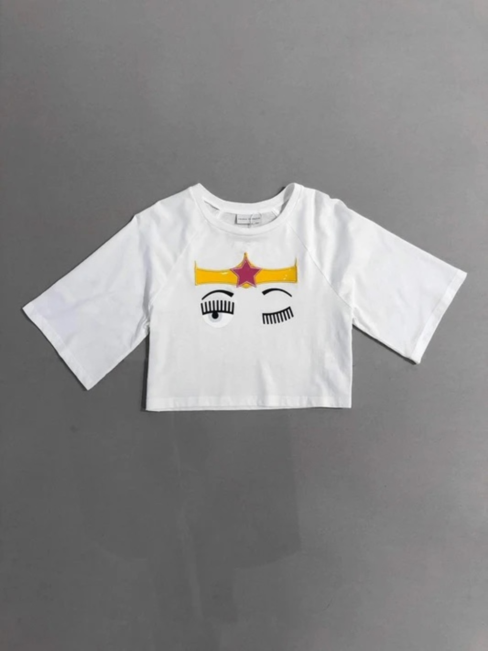 Chiara Ferragni Wink Eye Crop Top M